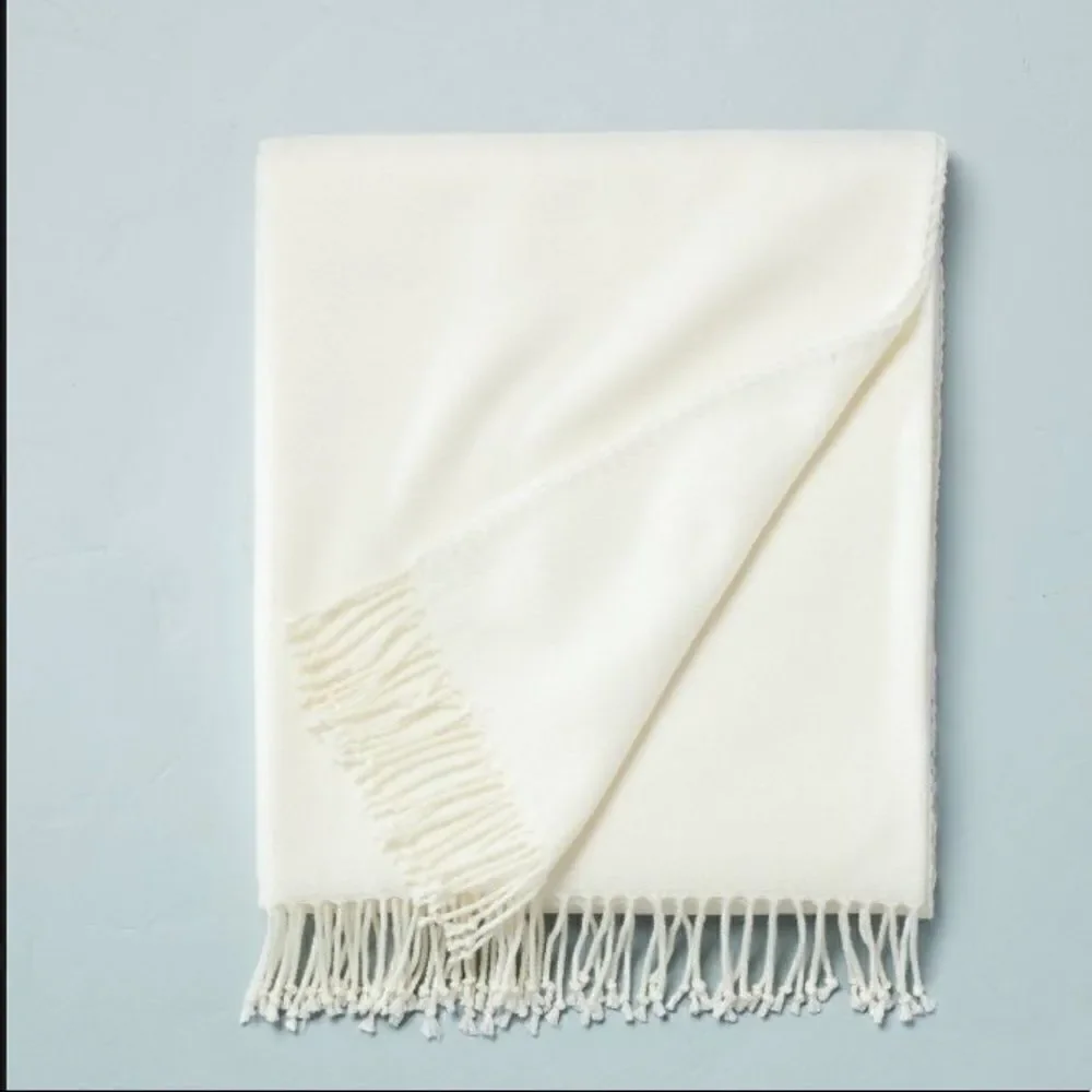 Hearth & Hand Magnolia fringe throw blanket